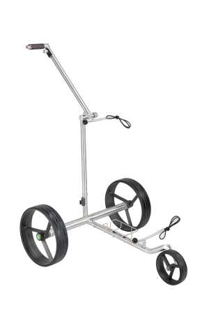 Lithium Elektro Golf Trolley Kolibri® K1, Rahmen nachpolierbar, schnell-zerlegbar/-klappbar, mit Bergabfahrbremse, Fernbedienung als Option